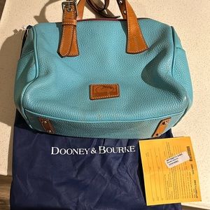 Dooney & Burke light blue Satchel